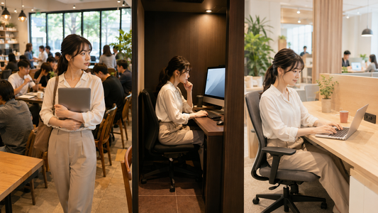 仕事をするならどこ？インターネットカフェ・コーヒーショップ・コワーキングスペースの違い｜浜松町・大門