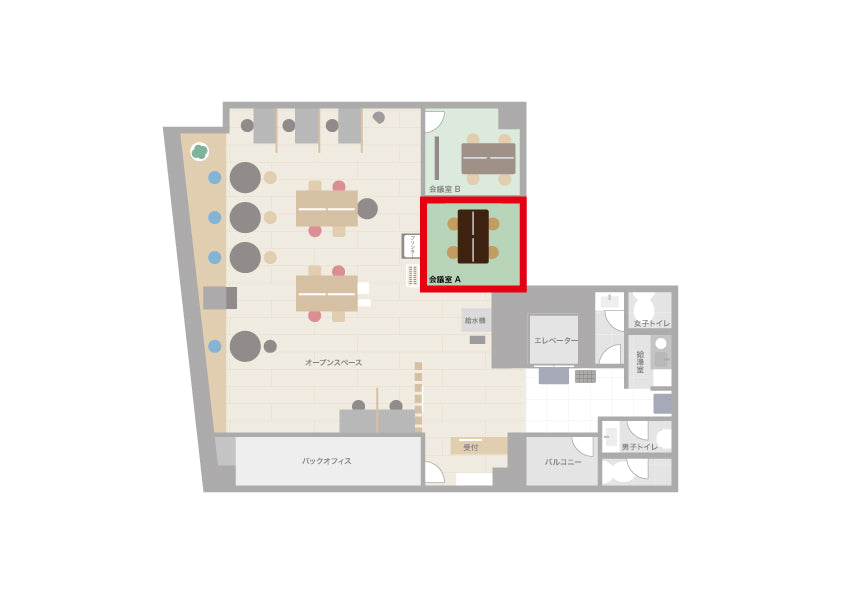 3F Conference Room A (up to 6 people) [Weekdays 10:00-19:00]