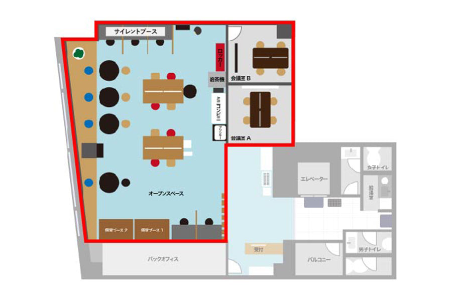 3F Conference Room A (up to 6 people) [Weekdays 10:00-19:00]