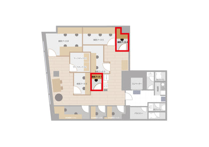 [For monthly members only] [Soundproof] 3F private booth (no room designated) [Weekdays 10:00-19:00]